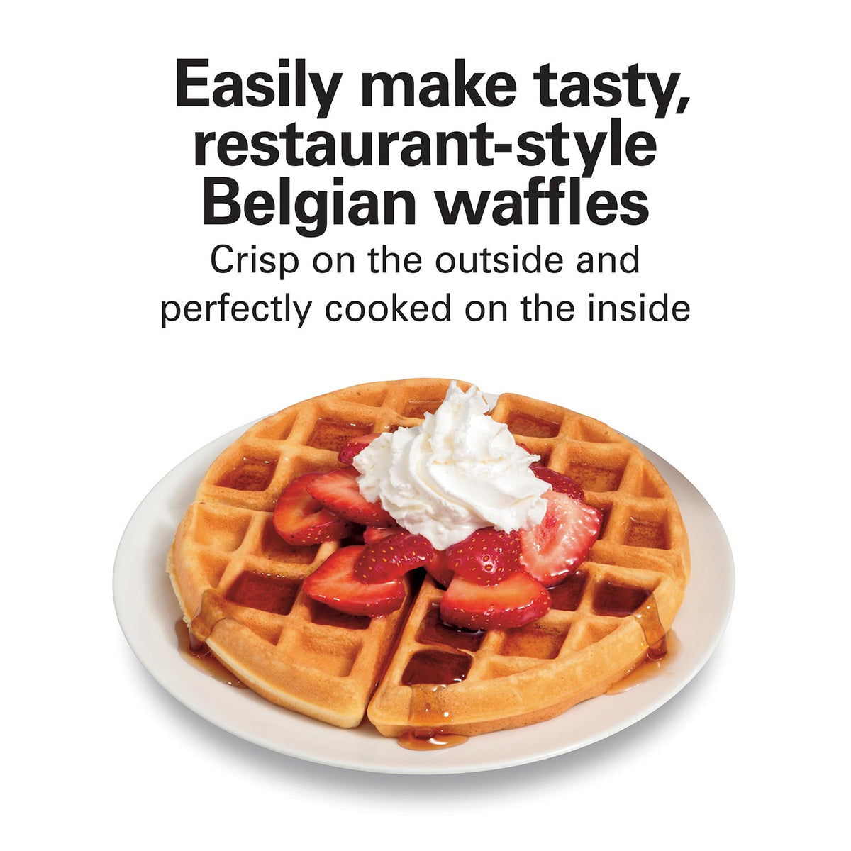 Hamilton Beach Belgian-Style Waffle Maker