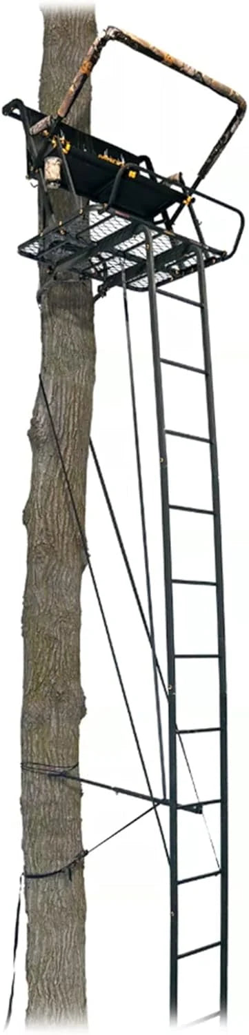 Ladder Tree Stand, 20ft, 500lb Capacity, 2-Person