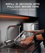 Smart Countertop Pebble Ice Maker, 44 Lb./24H, Self-Cleaning