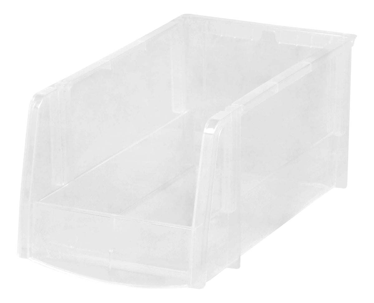 Medium Bin, 8 Pack, Clear