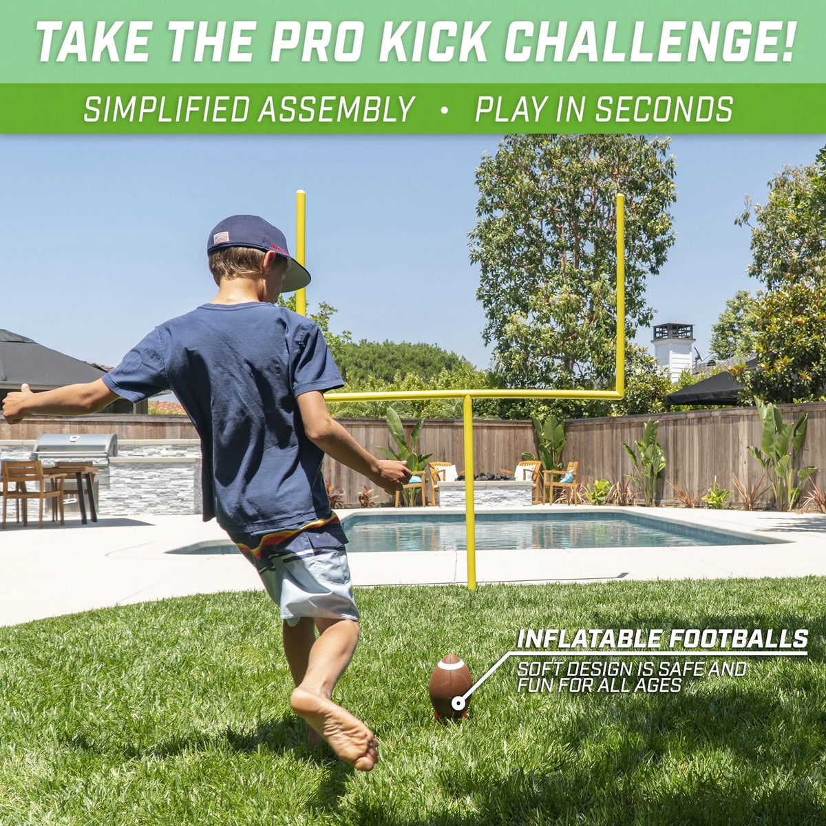 Pro Kick Challenge Field Goal Post Set