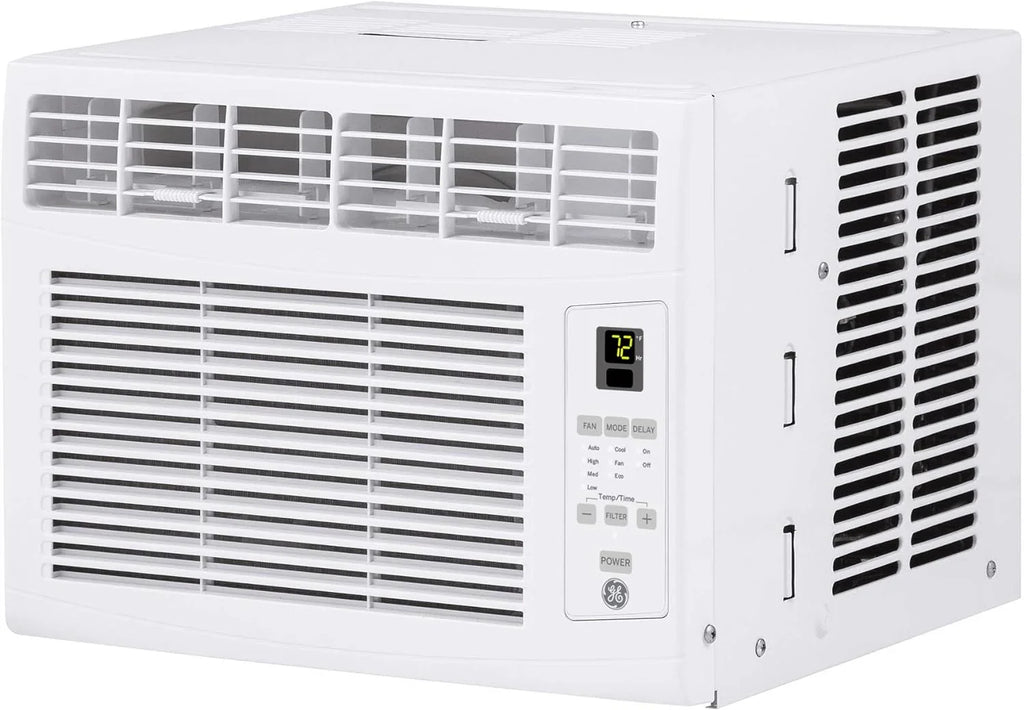 GE Window Air Conditioner Unit, 5,000 BTU for Small Rooms up to 150 sq ft.