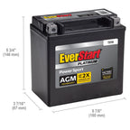 EverStart Platinum BOXED AGM Power Sport Battery, Group Size TX14 12 Volt, 200 CCA
