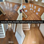 Commercial Floor Scrubber Machine with Brushes and Pads, Heavy Duty Floor Buffer Polisher and Cleaner- Deep Cleaning Tile and Grout, Hardwood Floors and Carpets without Getting on Hands and Knees