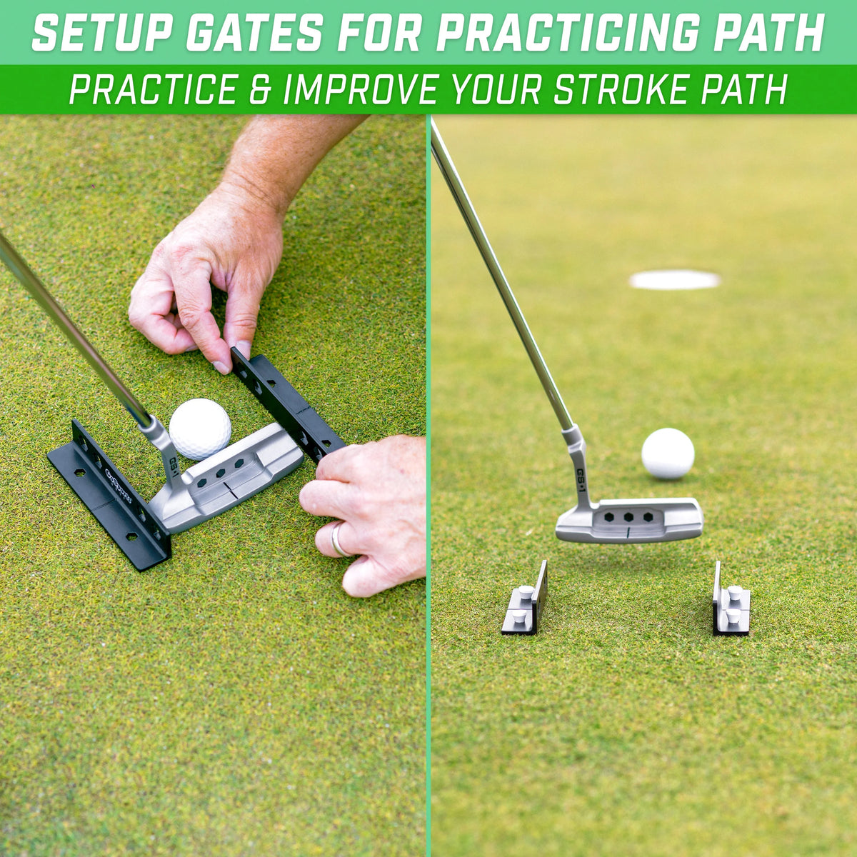 Golf Putting Alignment Stencil