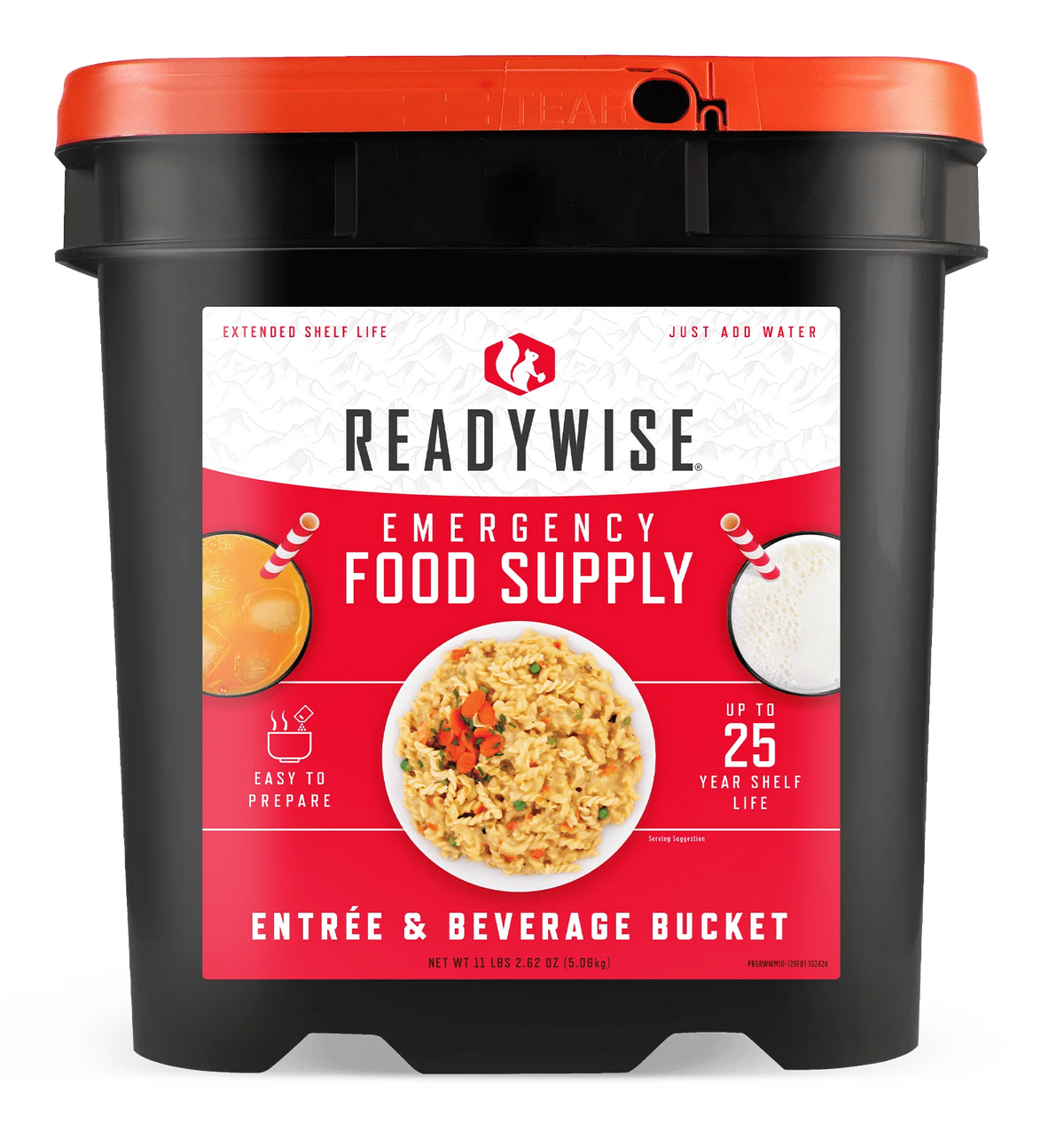 ReadyWise Emergency Food Supply, 120 Serving Entree and Beverage