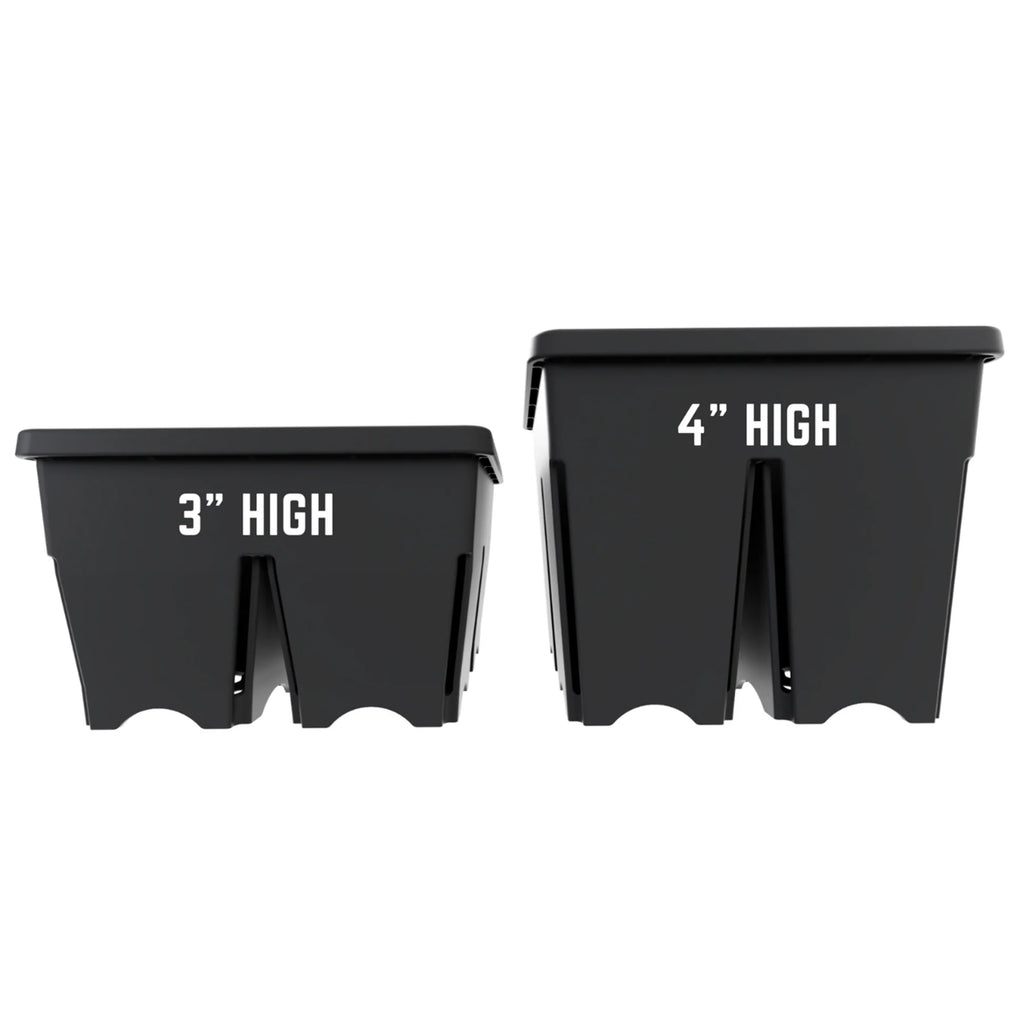 Epic 4-Cell Seed Starting Trays | 4 Trays / 4" Deep