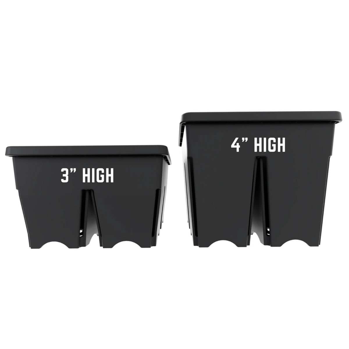 Epic 4-Cell Seed Starting Trays | 4 Trays / 4" Deep