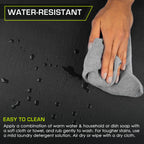 Tri-Fold Folding Exercise Mat 6x2x1.5 | Black / Single