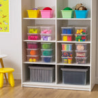 Stackable Plastic Closet Storage Box, Clear | 5 qt
