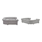 Gdansk 9-Person U-Shaped Chesterfield Sectional Sofa