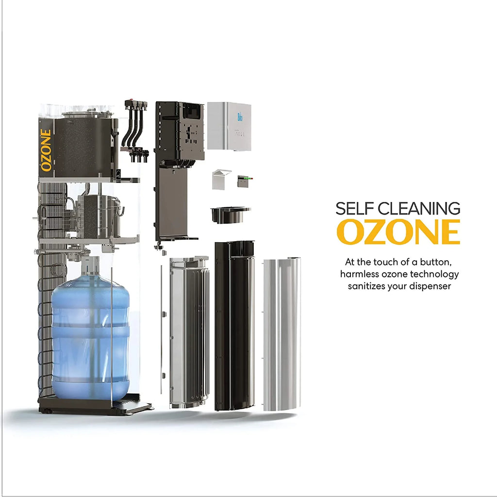 Self Cleaning Bottom Loading Water Cooler Water Dispenser 3 Temperature Settings