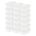 Clear Non-Latching Box 18 Pack - 6 QT