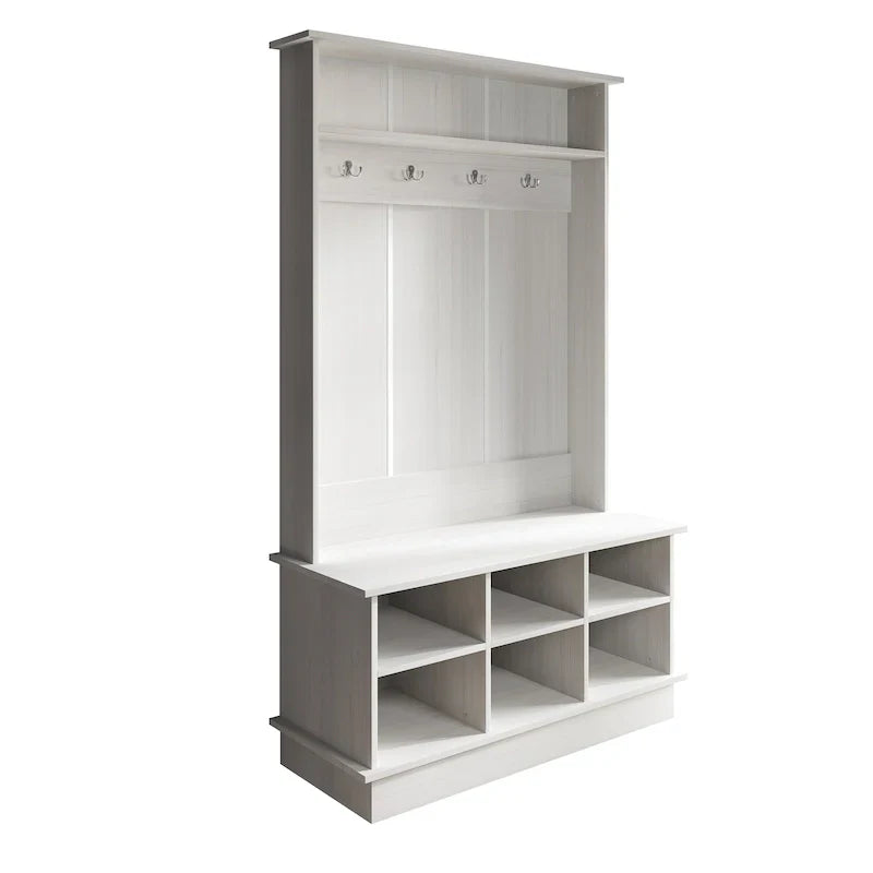 CraftPorch Contemporary Hall Tree with Storage Solutions