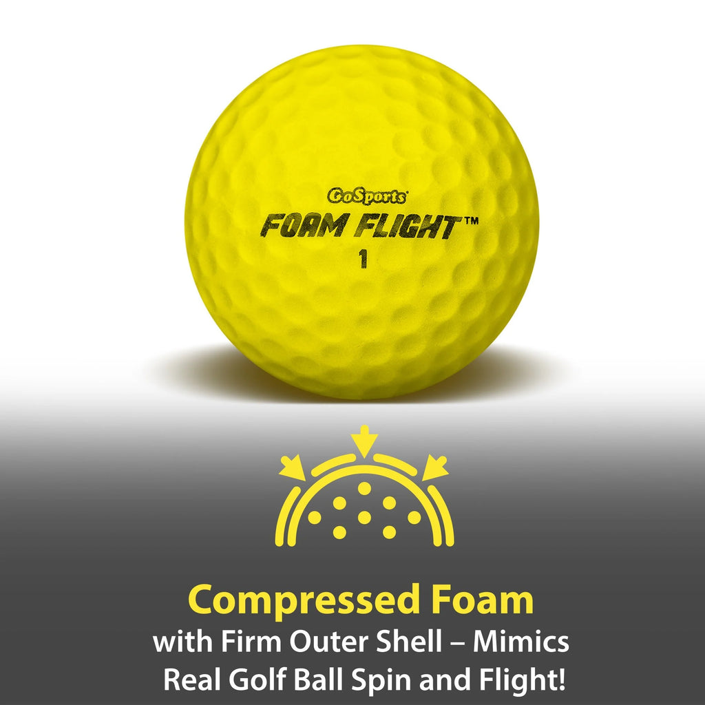 Foam Flight Practice Golf Balls, 24-pk | Yellow