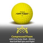 Foam Flight Practice Golf Balls, 24-pk | Yellow