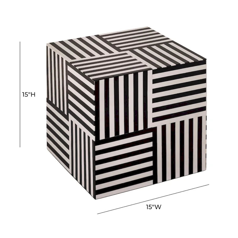 15-Inch Cube Side Table - Dimensions: 15W x 15D x 15H