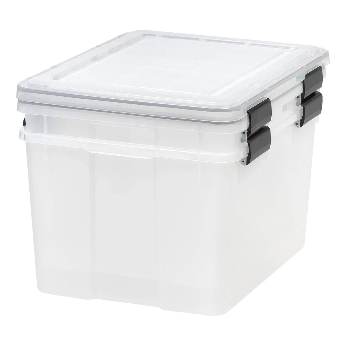 Storage Box, WeatherPro 46 Qt 2 Pack, Clear