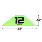 Modern Numbered Sports Cones, 12-pk