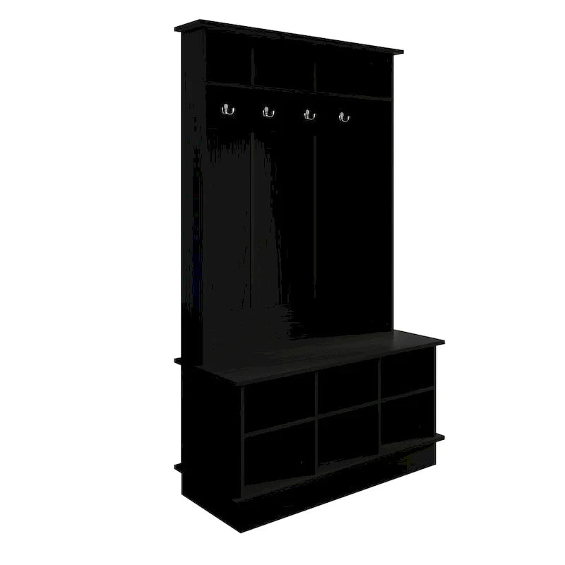 CraftPorch Contemporary Hall Tree with Storage Solutions