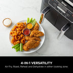 Ninja® Foodi® 4-in-1, 8-qt., 2-Basket Air Fryer with DualZone™ Technology