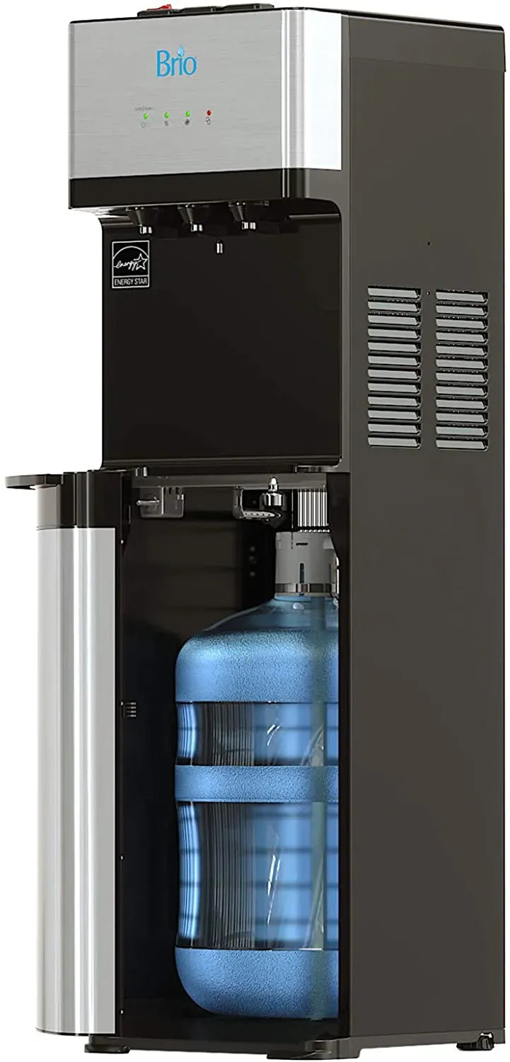 Brio Self Cleaning Bottom Loading Water Cooler Water Dispenser- 3 Temperature Settings