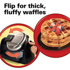 Hamilton Beach Flip Belgian Style Waffle Maker with Removable Plates
