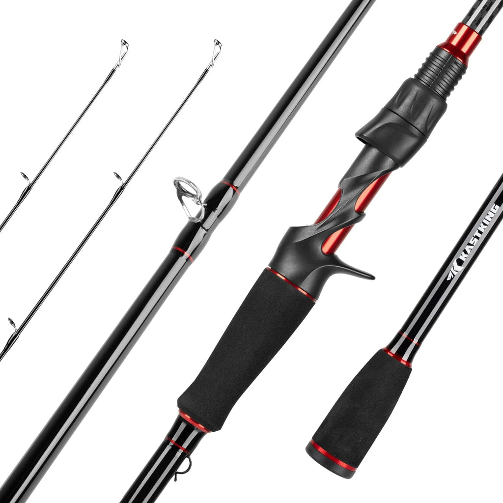 KastKing Brutus Twin-Tip Casting Rod | 6'6" / Fast-Medium Heavy-2+ Extra Tip