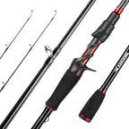 KastKing Brutus Twin-Tip Casting Rod | 6'6" / Fast-Medium Heavy-2+ Extra Tip