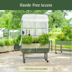 Mesh Cover & Trellis System for EZCube Planter 21" x 24" | Cover Only