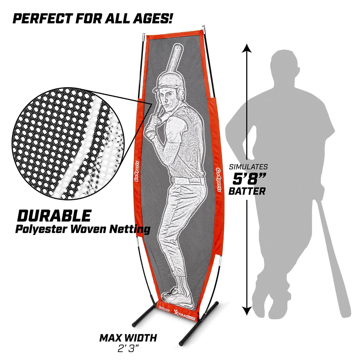Xtraman Dummy Batter Pitching Training Aid | Baseball