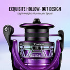 Piscifun Carbon Prism Light Spinning Reel Available in Seafoam Green & Violet Purple | Violet Victory / 2000