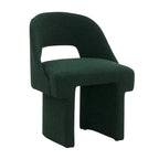 Modern Elegant Boucle Upholstered Accent Chair with MDF Wood Frame for Home Office, Living Room, and Bedroom