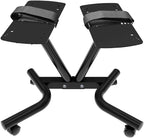Dumbbell Stand Fitness Dial Dumbbell Rack with Adjustable Belt for Home Gym Set