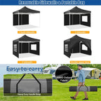 HOTEEL 10x15 Heavy Duty Canopy Tent ,Pop up Canopy for Parties Wedding,Commercial Easy up Gazebo with Roller Bag,UV 50+ &,White