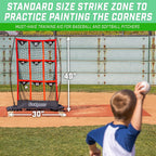 9-Pocket Baseball Pitching Target Net