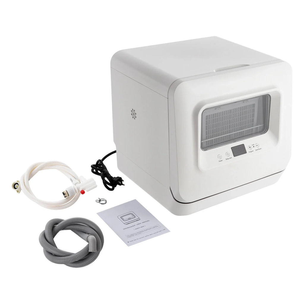 Counter Top Dishwashe, Portable Countertop Dishwashers, Mini Dishwasher 3-in-1 Cups Dishwasher