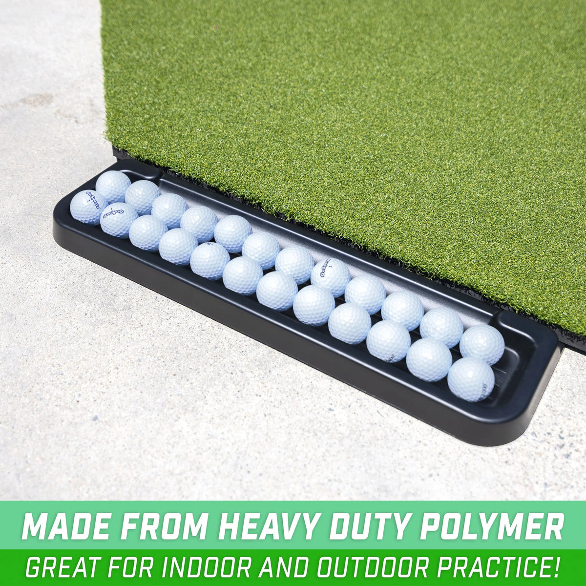 All-Weather Golf Ball Tray (24-Ball) | Black
