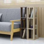 Open Wood Rack Shelf - Small | Dark Brown