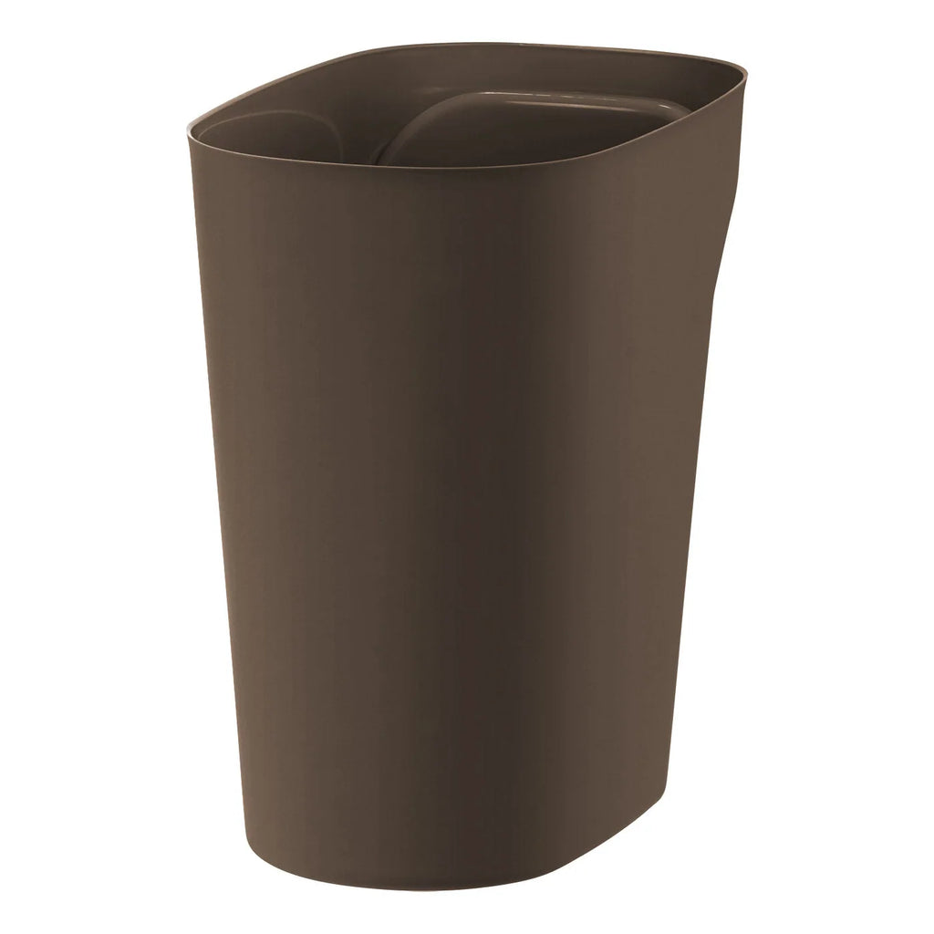 Plastic Trash-Can Wastebasket for Bathroom-Kitchen-Bedroom, 6 Gallon, 3PC