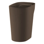 Plastic Trash-Can Wastebasket for Bathroom-Kitchen-Bedroom, 6 Gallon, 3PC
