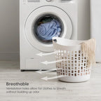 Plastic Laundry Basket, 40L - 3 Pack