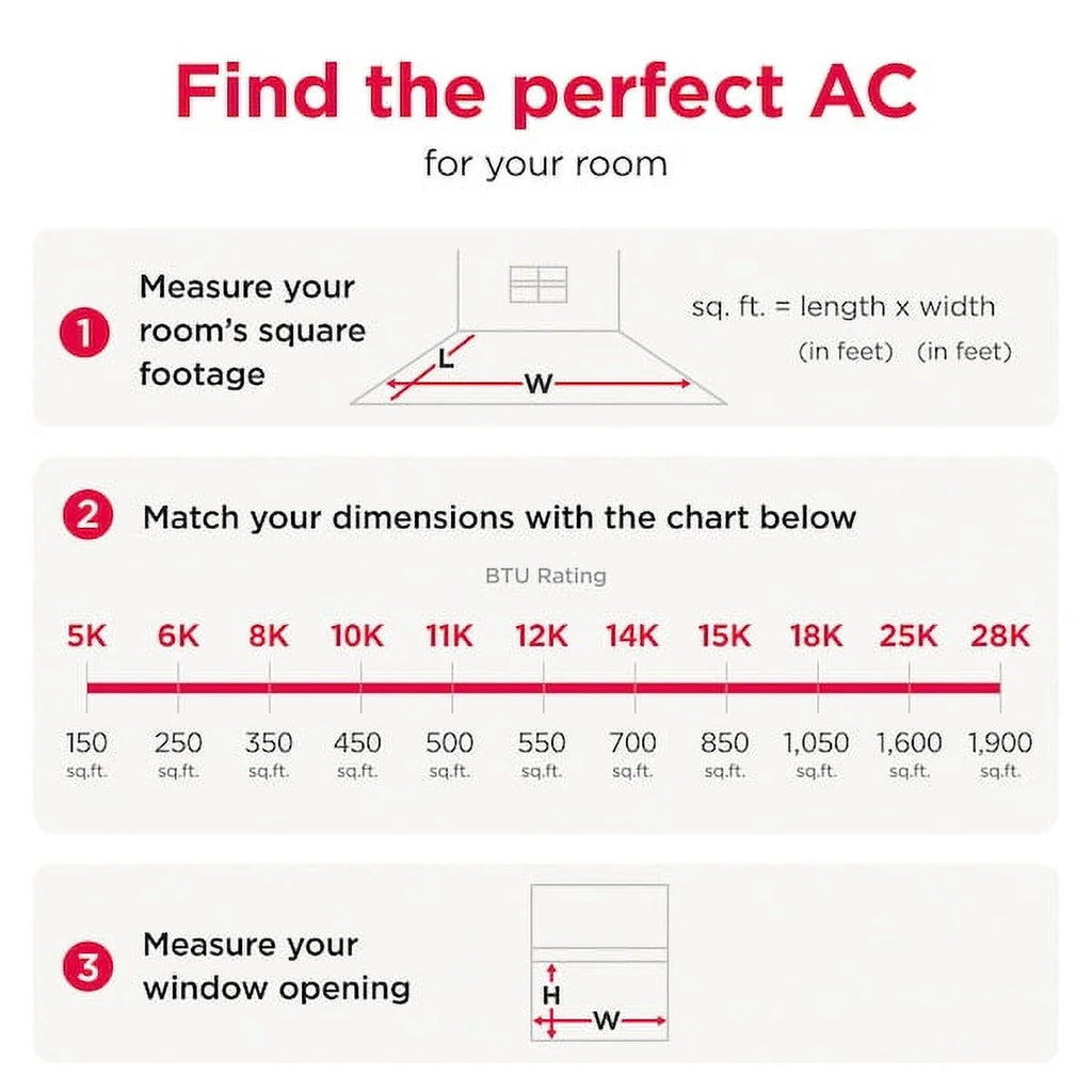 Frigidaire 8, 000 BTU Window Room Air Conditioner with Wi - Fi up to 350 Sq Ft, White