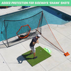 Shank Net Attachment for Golf Hitting Nets