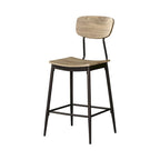 Cairo 5-Piece Counter Height Dining Table Set in Industrial Metal by Furniture of America