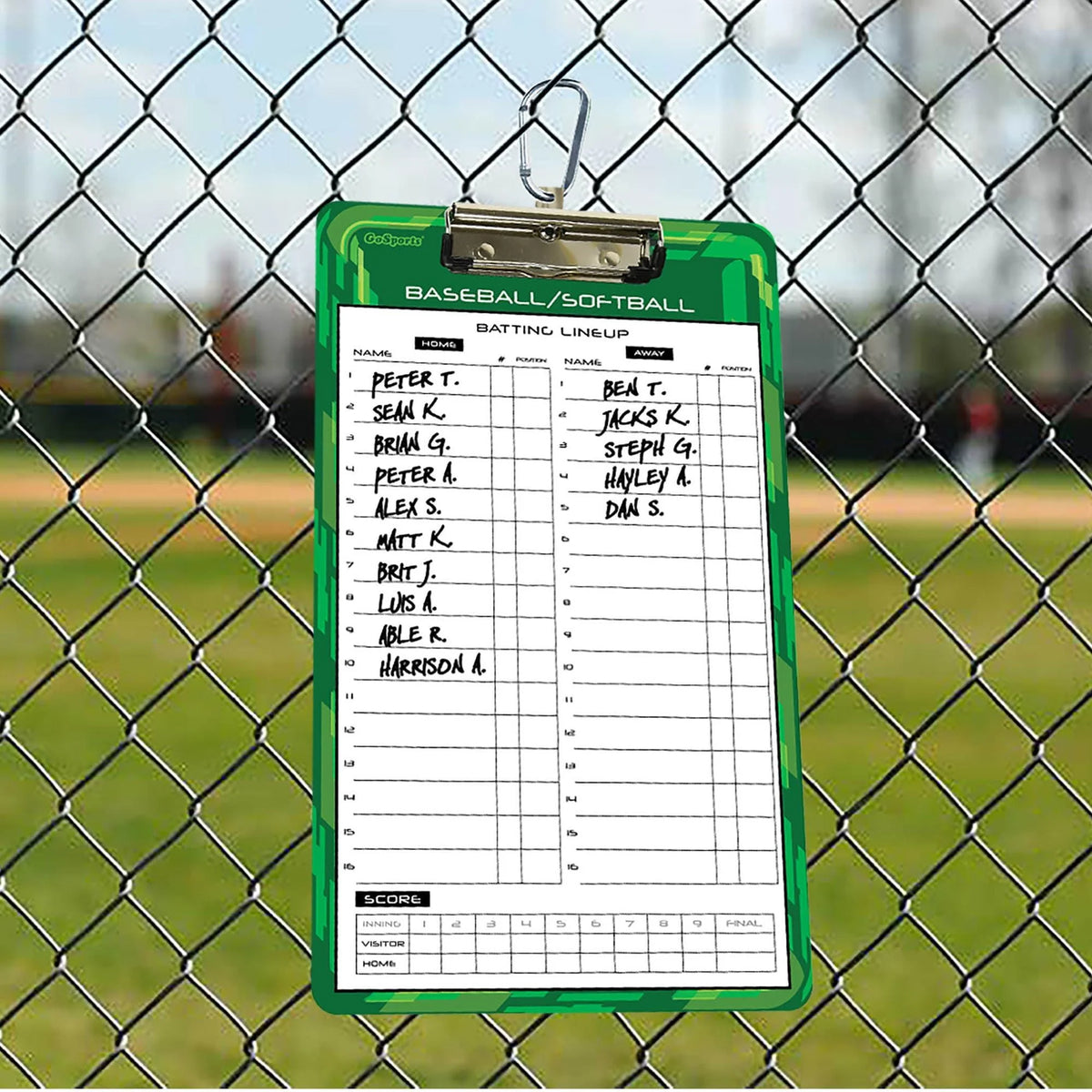 2-Sided Coaches Dry-Erase Clipboard | Baseball