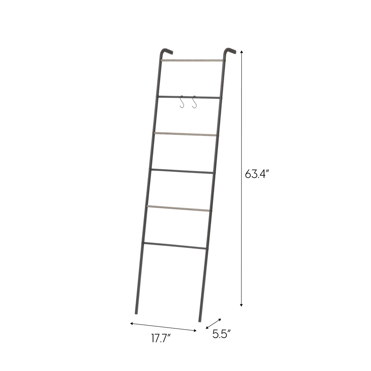 Metal Garment Rack - Ladder | Black