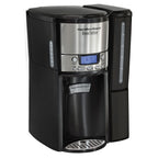 Hamilton Beach BrewStation 12 Cup Coffee Maker with Removable Reservoir, Black & Stainless