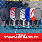 Pickleball Paddle Rack, Holds 8