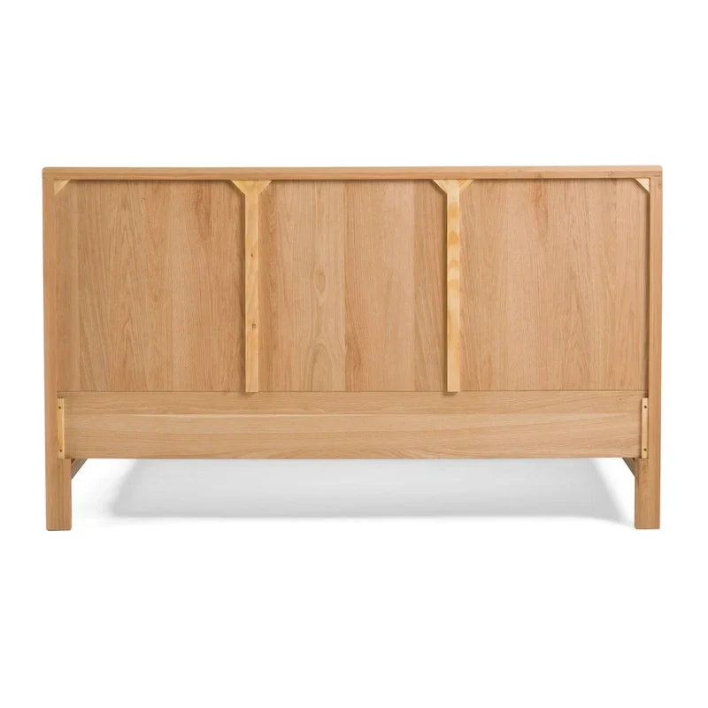 Modrest Winters Contemporary Natural Oak Bed
